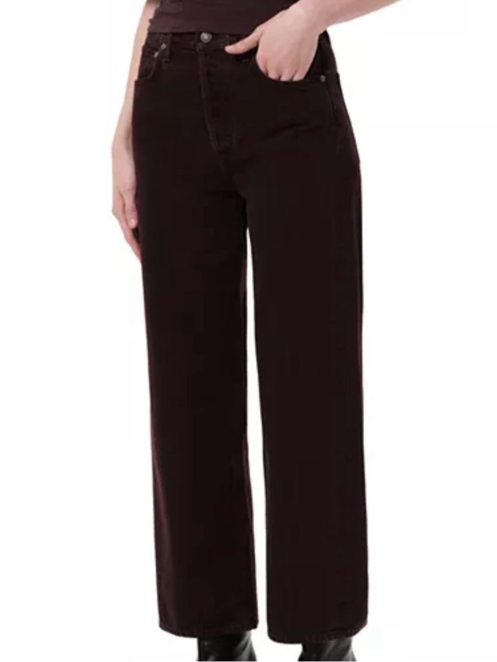 Agolde Ren Jeans in Sloe Berry